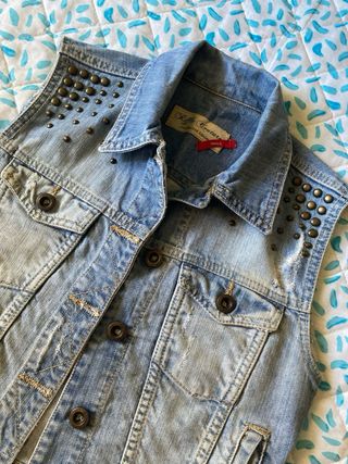Chaleco Vaquero Mujer