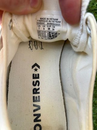 Converse blancas - Talla 38 EU