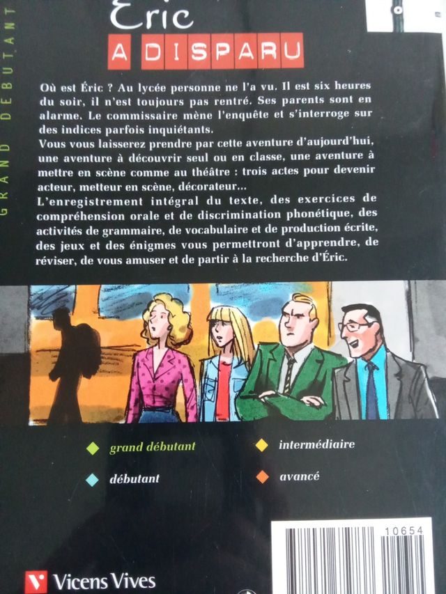 Éric a disparu. Livre  (Chat Noir. Lire Et ...