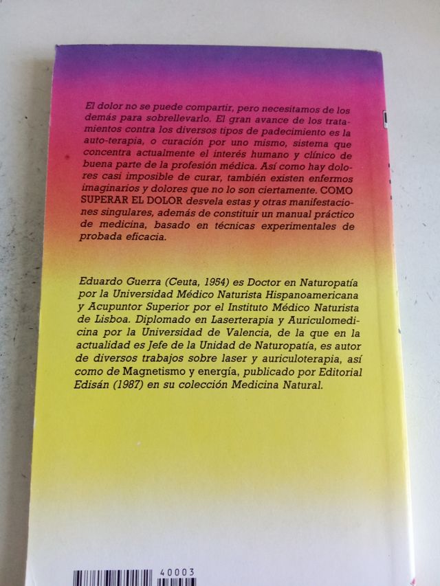 COMO SUPERAR EL DOLOR EDUARDO GUERRA