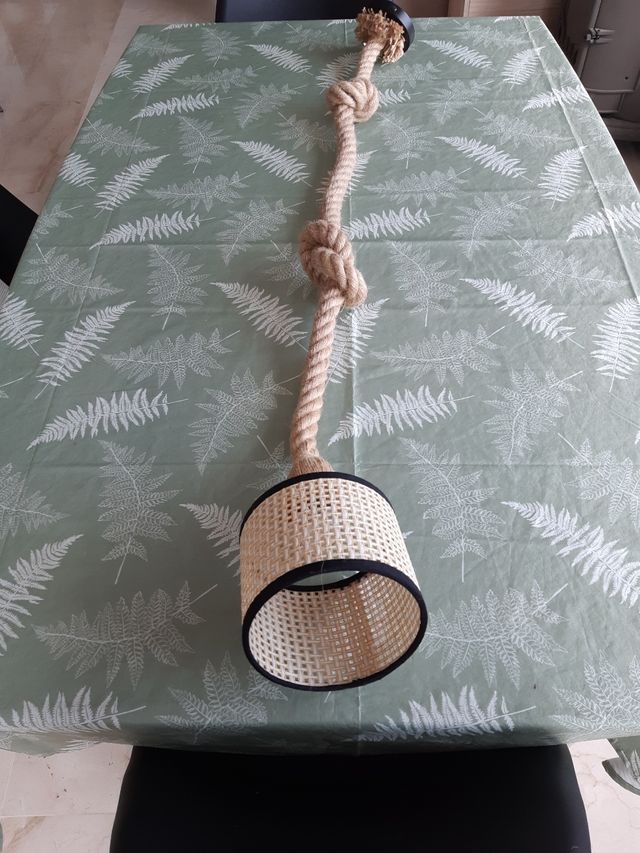 Lámpara de cuerda con aplique