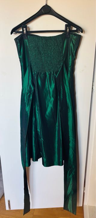 Vestido Zara verde 