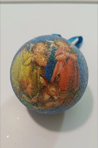 Palla di natale decorata 