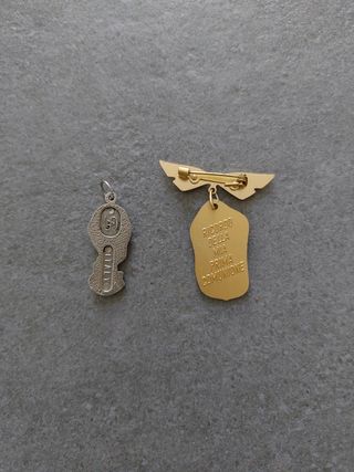 Ricordo Prima Comunione: spilla e ciondolo