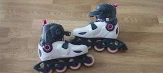 Patines Oxelo Play 5 niña + protecciones