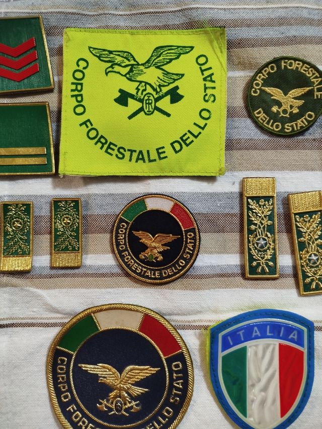 Distintivi Corpo Forestale dello Stato