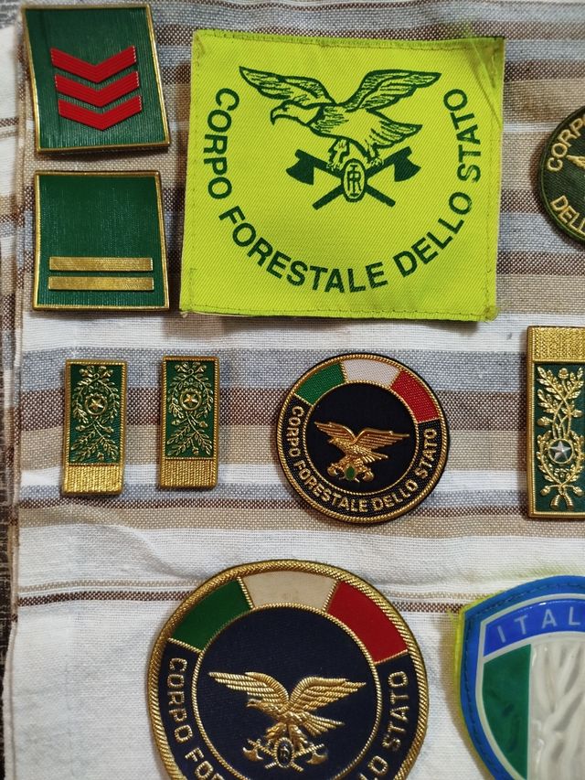 Distintivi Corpo Forestale dello Stato