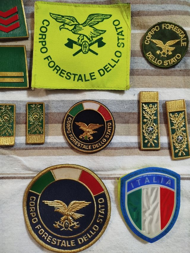 Distintivi Corpo Forestale dello Stato