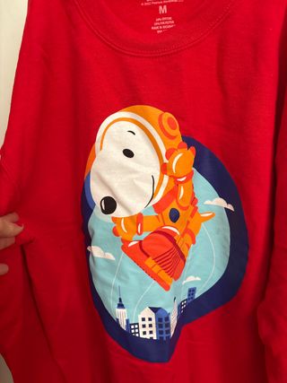 Sudadera Snoopy roja - Talla M