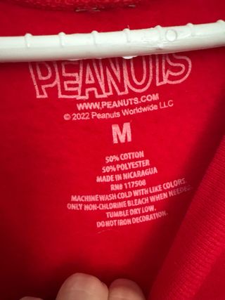 Sudadera Snoopy roja - Talla M