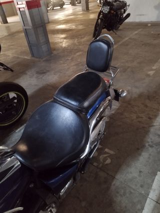 Kawasaki 900 Custom Azul