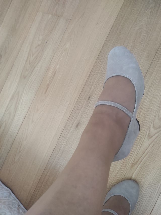 Vira MAlDI - Zapatos cuña beige rosado 36