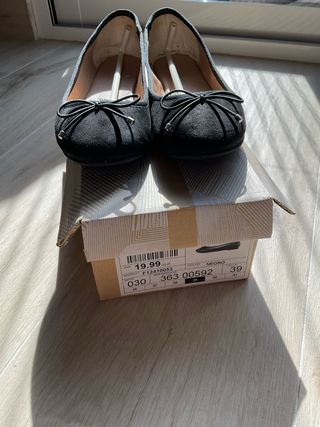 Bailarinas Coast negras - talla 39