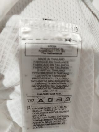 Camiseta Real Madrid blanca