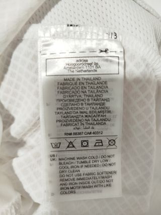 Camiseta Real Madrid blanca