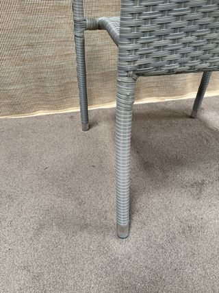 Sillas ratán terraza - Gris