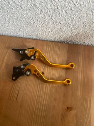Manetas Embrague Freno DiHonda Racing Doradas