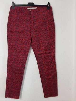 Pantalones Sfera casual rojos - 38