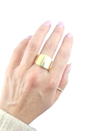 Anillo oro 18k - Ancho