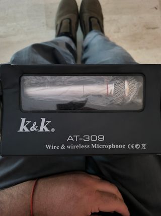 Micrófono k&k AT-309 - Inalámbrico