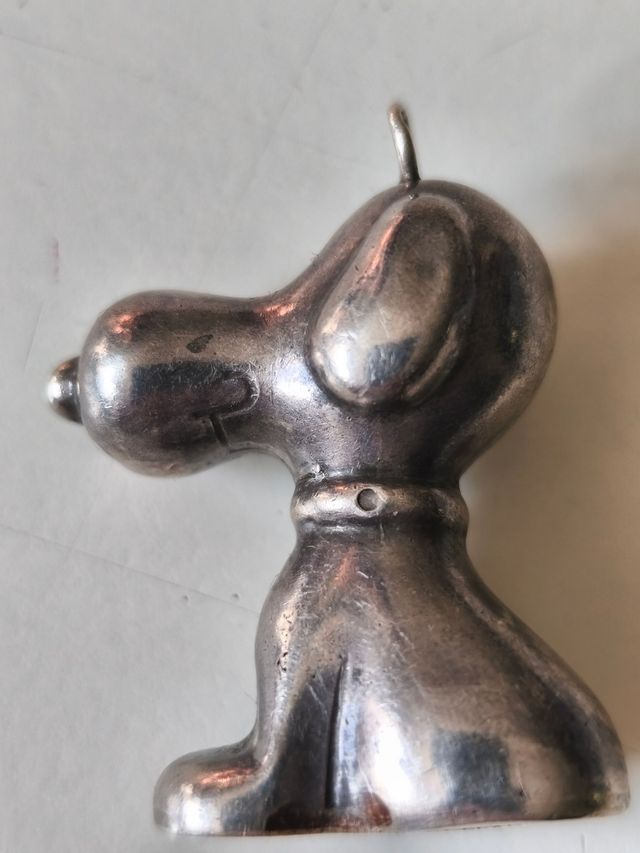 Ciondolo Snoopy vintage argento steling