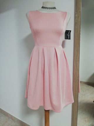 Vestido fiesta rosa