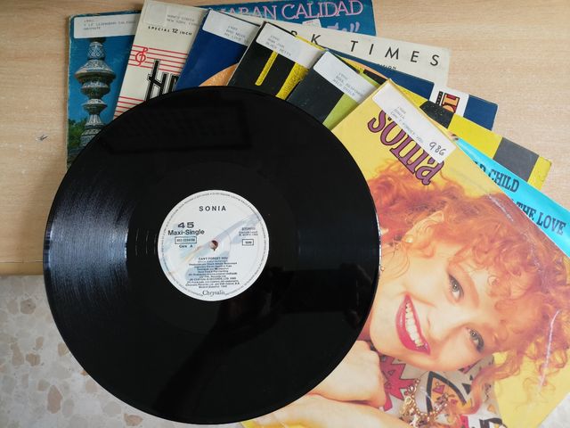 6 Vinilos - Sonia, 80s Pop