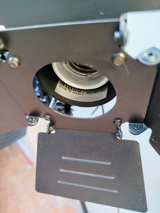 Lampara de suelo fase serie Stage años 70,80