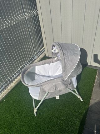 Minicuna Kinderkraft LOOM y almohada de lactancia