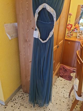 Vestido fiesta verde - nuevo