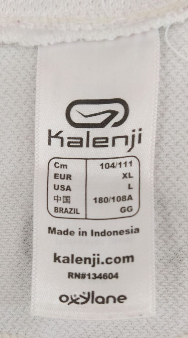 Camiseta técnica XL