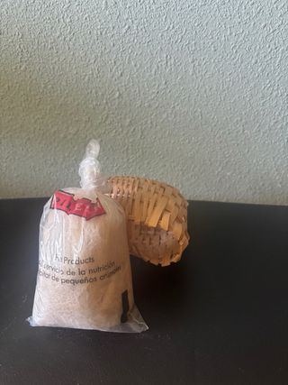 Jaula pájaros blanca