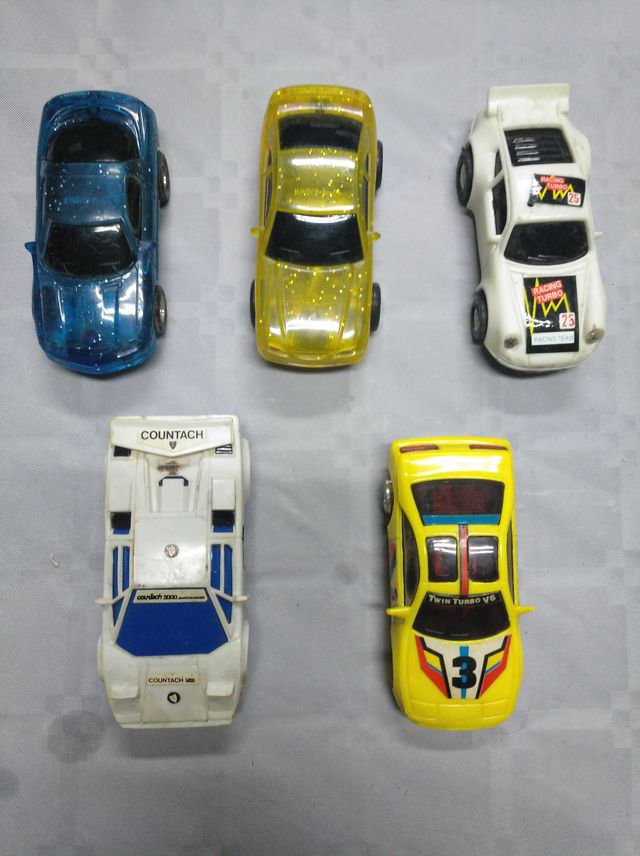 5 Coches slot Escala 1:43