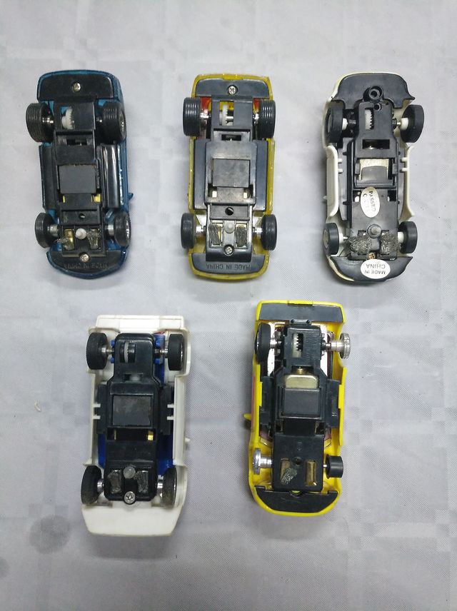 5 Coches slot Escala 1:43