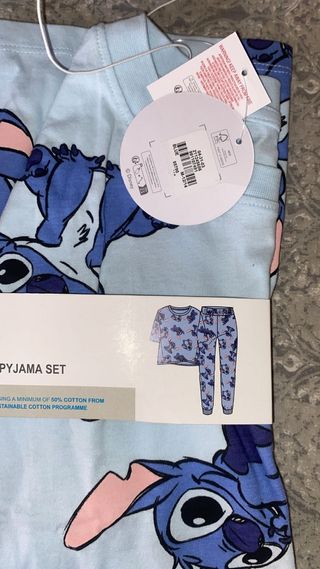 Pijama Stitch niña - Azul