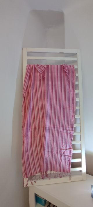 Pañuelo rayas rosa