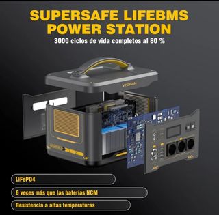 Estación energía portátil 2200W