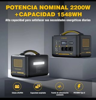 Estación energía portátil 2200W