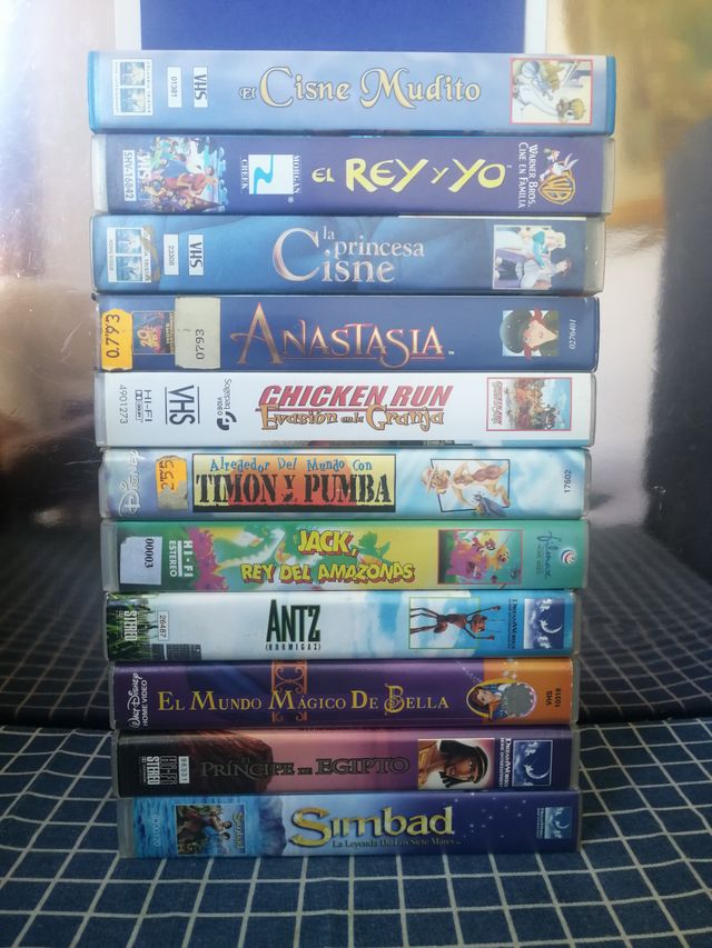 11 VHS INFANTILES ORIGINALES