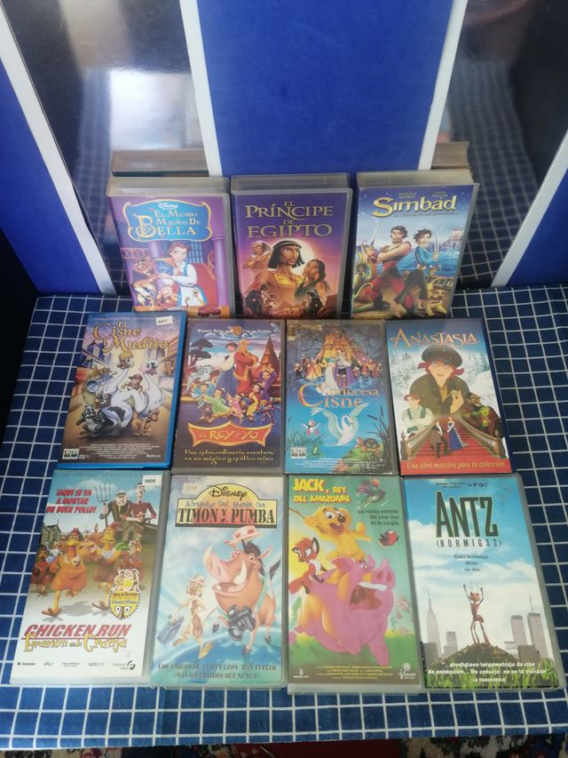 11 VHS INFANTILES ORIGINALES