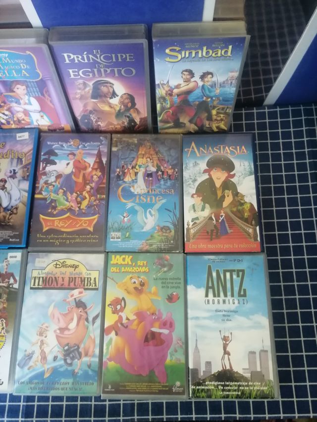 11 VHS INFANTILES ORIGINALES