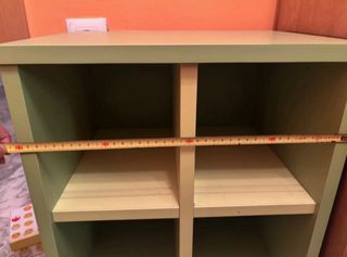 Estantería cubos verde