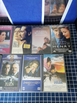 9 VHS PELÍCULAS ROMÁNTICAS / AMOR