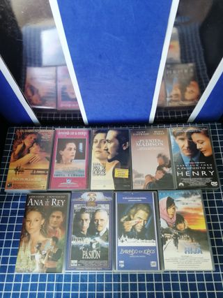9 VHS PELÍCULAS ROMÁNTICAS / AMOR