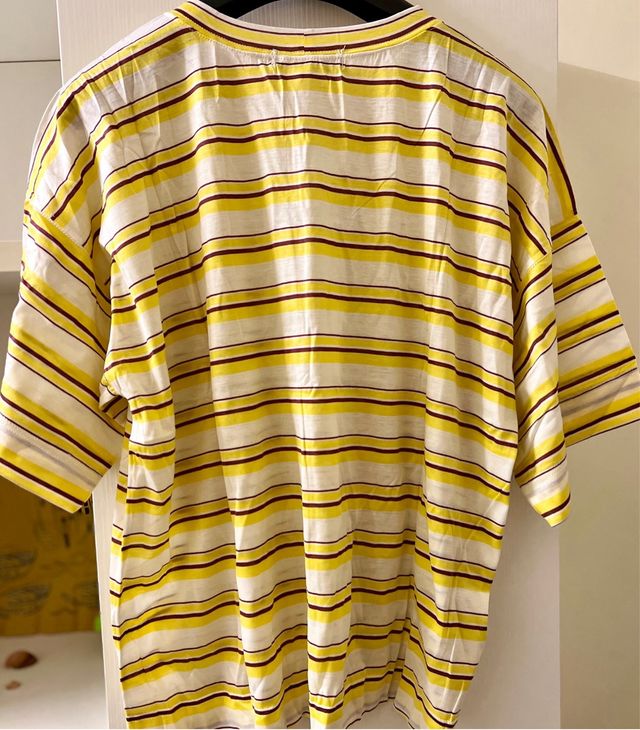 T-shirt donna a righe 100% cotone NUOVA