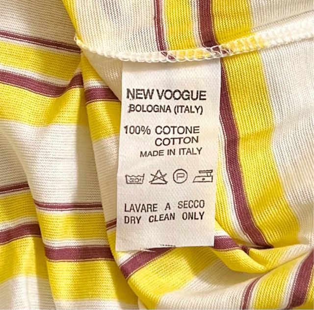 T-shirt donna a righe 100% cotone NUOVA