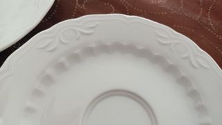 2 Platos Santa Clara porcelana