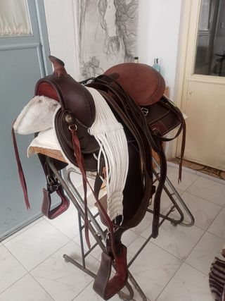 Montura cuero marrón - Nueva