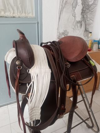 Montura cuero marrón - Nueva