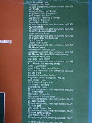 BLAZE -SPIRITUALLY SPEAKING-